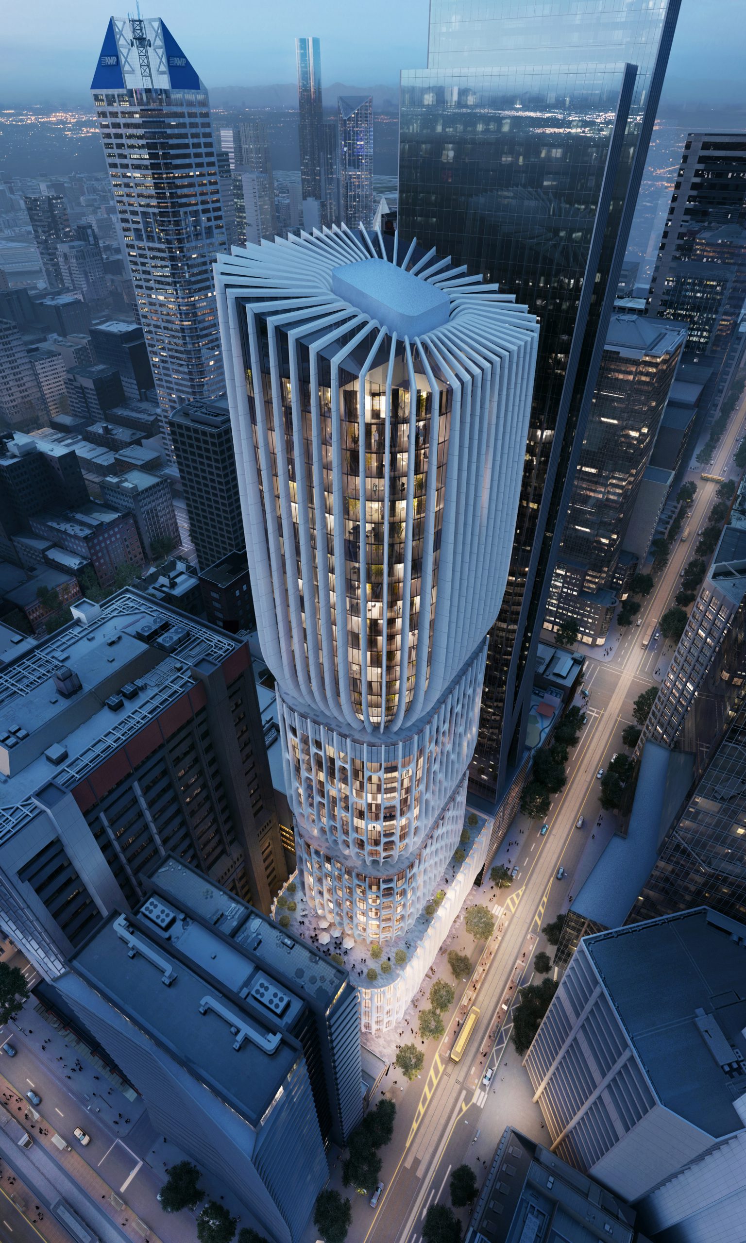 Video Zaha Hadid Architects Unveils Video For Hotel Tower In Melbourne