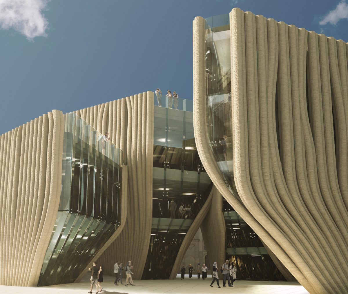 NYXO reveals design proposal for a 3D-printed Baghdad Design Centre ...