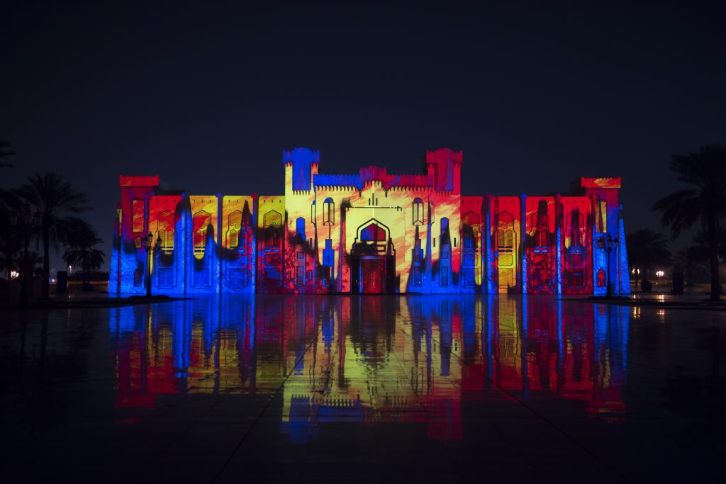 Sharjah Light Festival illuminates the architecture of the city